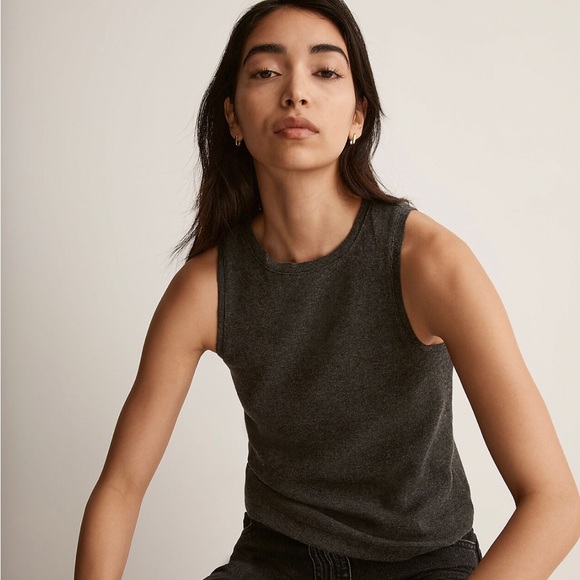 Madewell Ribbed Sleeveless Tank - Picture 1 of 3